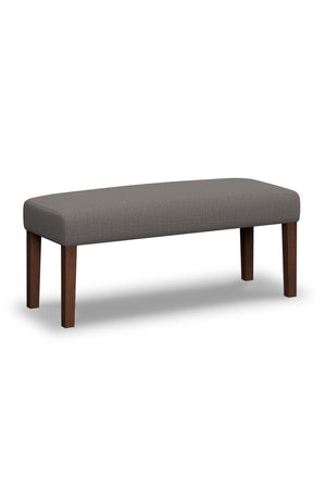 Upholstered Bedroom Bench with Wood Legs