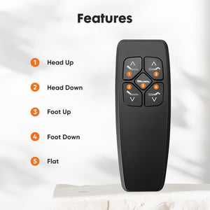 Full Adjustable Bed Frame with Wireless Remote and USB Ports