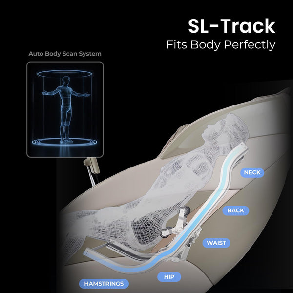 4D Full Body Massage Chair with SL Track & Zero Gravity