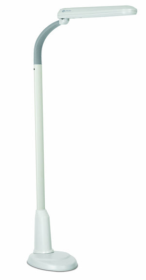 24W Gooseneck Craft Floor Lamp – Adjustable Daylight Reading Lamp