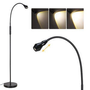 Adjustable LED Beam Floor Lamp with Gooseneck