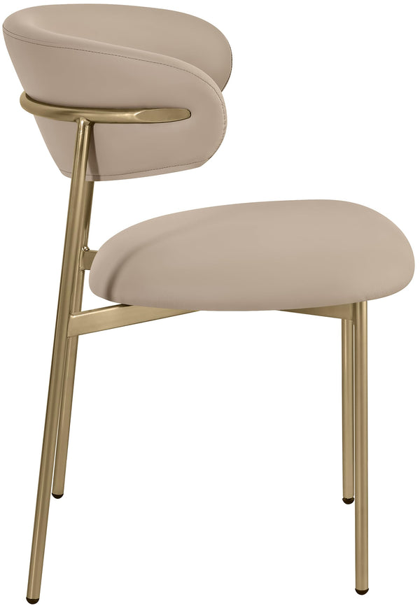 Vegan Leather Dining Chair Set of 2