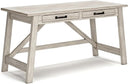 Rustic Industrial Home Office Desk with Drawers