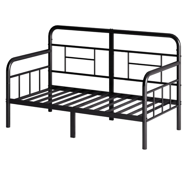 Twin Metal Daybed Frame with Headboard