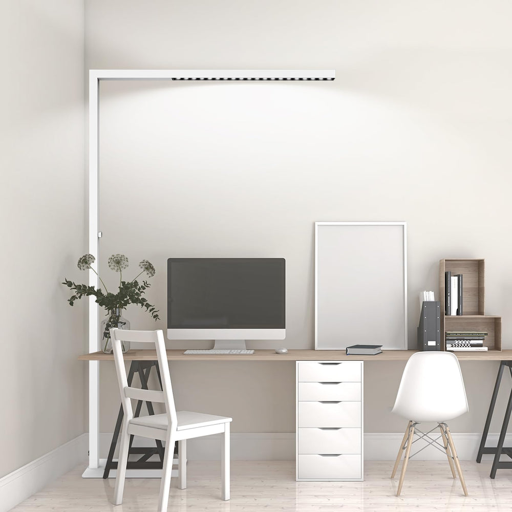 77" LED Floor Lamp – Dimmable Eye-Care Standing Lamp, 7350LM 70W, 4000K Bright Light for Living Room & Office