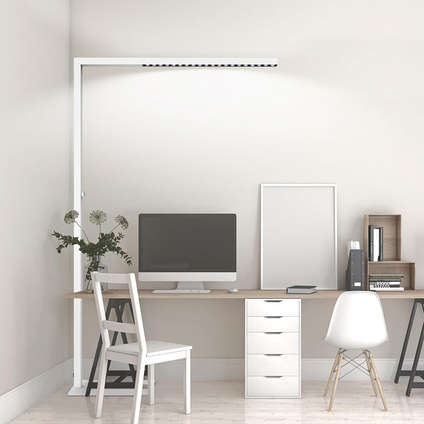 77" LED Floor Lamp – Dimmable Eye-Care Standing Lamp, 7350LM 70W, 4000K Bright Light for Living Room & Office