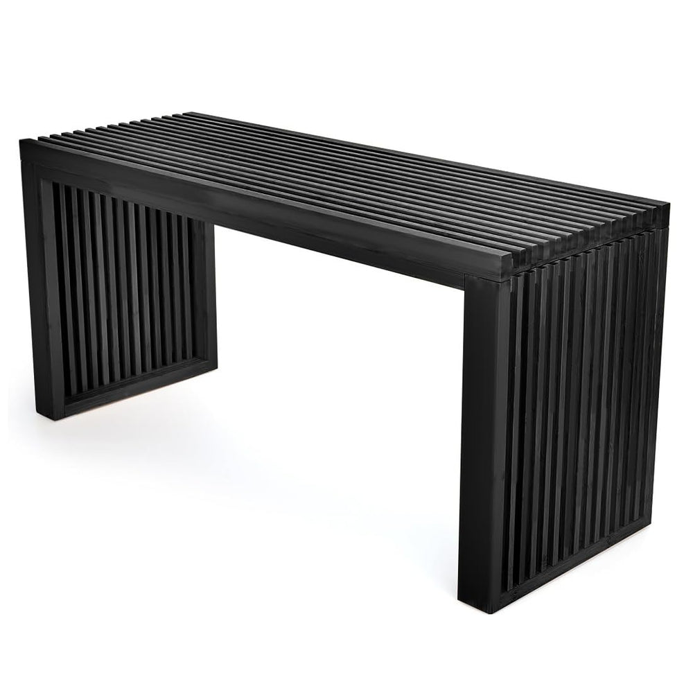 Bamboo Dining Bench – Farmhouse Entryway & Kitchen Bench