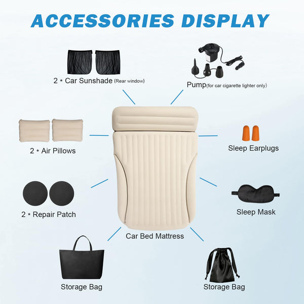 SUV Car Air Mattress – Full Size Inflatable Trunk Bed