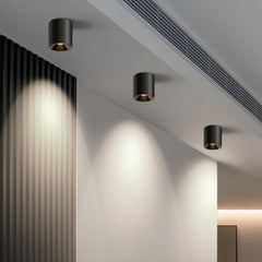 20W LED Flush Mount Ceiling Light – Dimmable COB Cylinder, 4000K