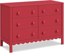 Scallop 6-Drawer Dresser