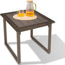 PE Wicker Outdoor Patio Side Table