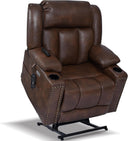 Power Lift Recliner Chair with Massage & Heat — Oversized, 400 lbs