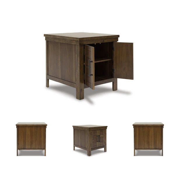 Farmhouse End Table with Cabinet Doors