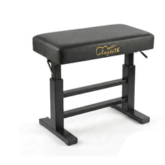 Hydraulic Piano Bench with Adjustable Height – Memory Foam Keyboard Stool