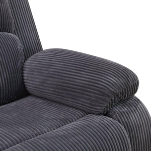 L-Shaped Reclining Sectional Sofa with Storage Console & Cup Holders
