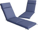 Outdoor Chaise Lounge Cushions Set of 2 with High-Density Foam, Water-Repellent & UV-Resistant