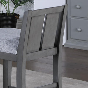 3-Piece Counter Height Dining Set with USB Charging & Storage Shelves