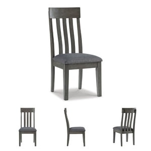Contemporary Upholstered Dining Side Chairs, Set of 2
