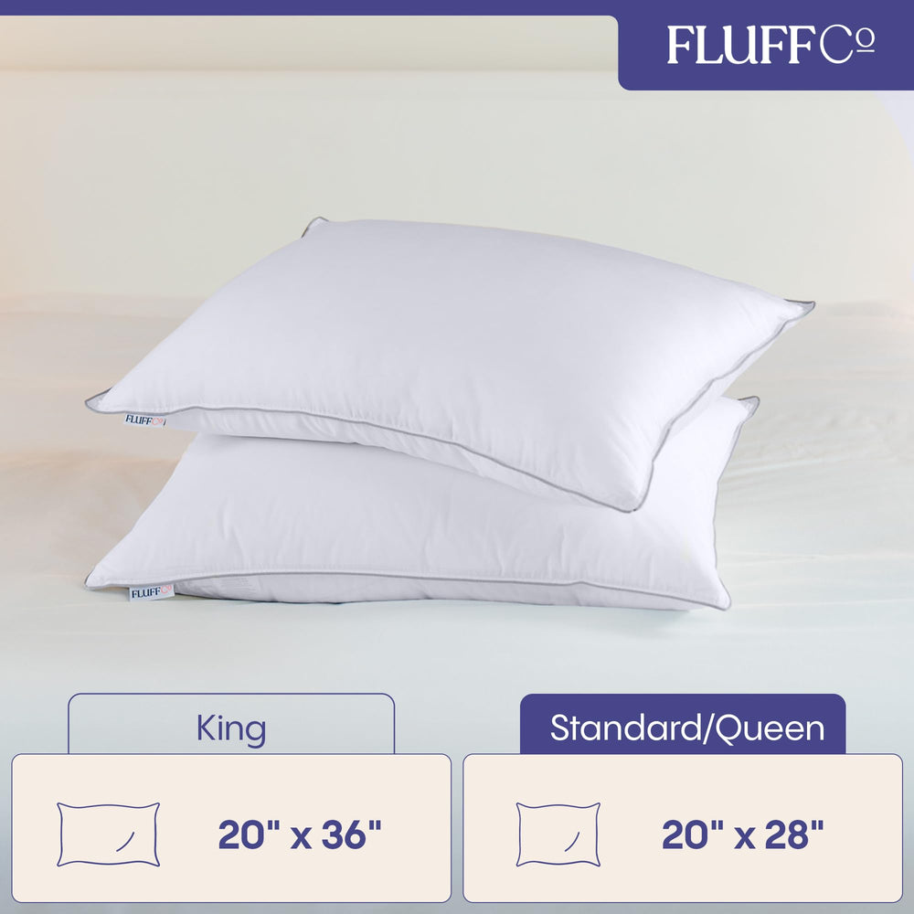 Down Alternative Bed Pillows 2-Pack – Queen & King