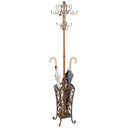 Metal Coat and Hat Rack Stand with Umbrella Basket