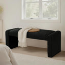 47" Upholstered Bench with Solid Wood Frame
