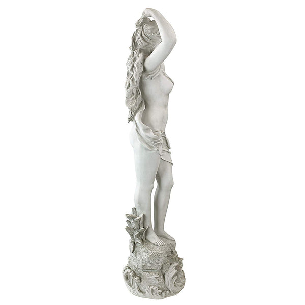 Spring Awakening Woman Garden Statue – 40" Tall Cast Stone Resin