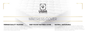 100% Cotton Quilted Mattress Topper Protector