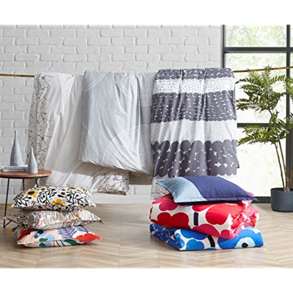 Cotton Floral Duvet Cover Set with Shams