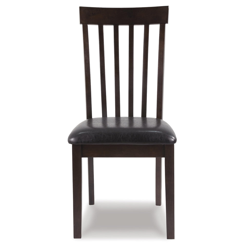 Rake Back Dining Room Chair Set of 2 – Dark Brown