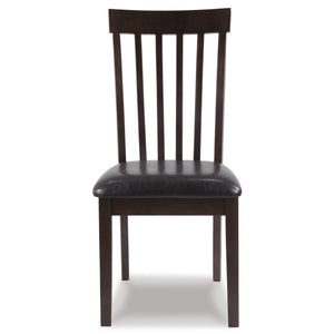 Rake Back Dining Room Chair Set of 2 – Dark Brown