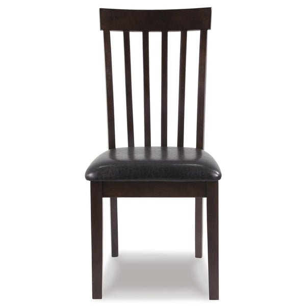 Rake Back Dining Room Chair Set of 2 – Dark Brown
