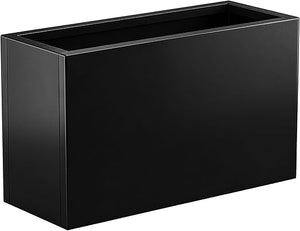 Metal Rectangular Outdoor Planter Box with Drainage Holes