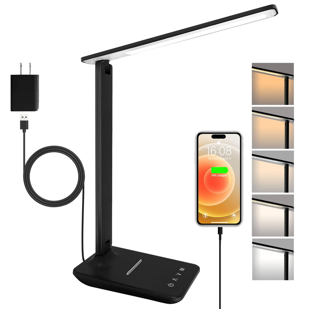 LED Desk Lamp with USB Charging Port
