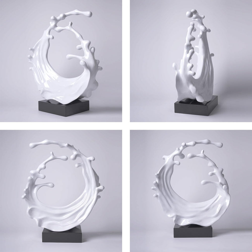 Abstract Sea Wave Sculpture Figurine