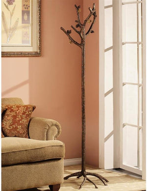 Bronze Pinecone Aluminum Coat Rack