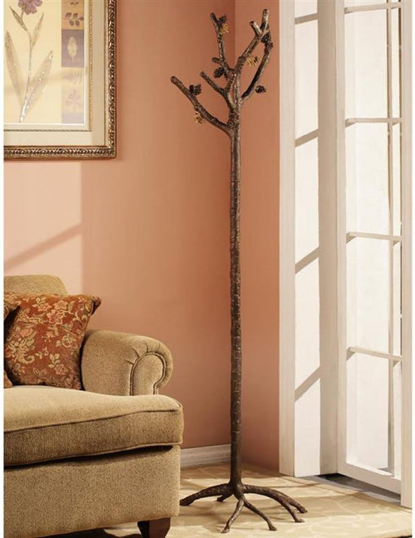 Bronze Pinecone Aluminum Coat Rack