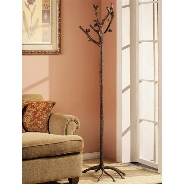 Bronze Pinecone Aluminum Coat Rack