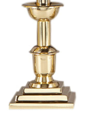 Brass Altar Candlestick Holders – 10 Inch, Set of 2