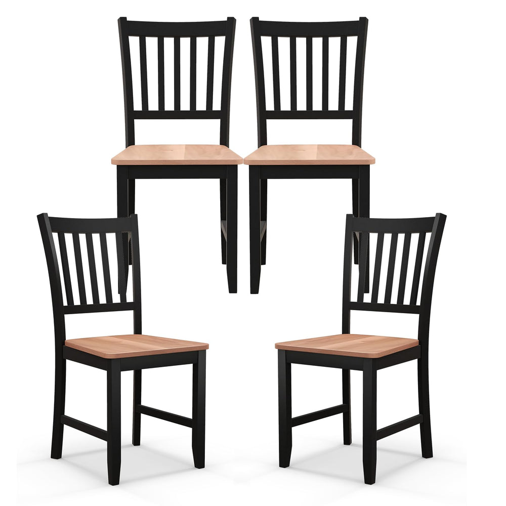 Dining Chairs Set of 4, Windsor Style with High Back