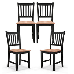 Dining Chairs Set of 4, Windsor Style with High Back