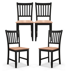 Dining Chairs Set of 4, Windsor Style with High Back