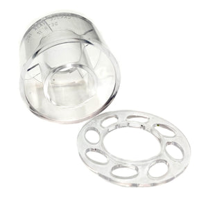 Candle Ring Vases for Taper Candles with Flower Frog Holes