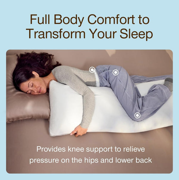 Cooling Adjustable Body Pillow 18x52