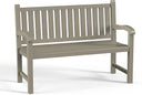 Outdoor Resin Garden Bench – 2-Person Weatherproof Patio Seat