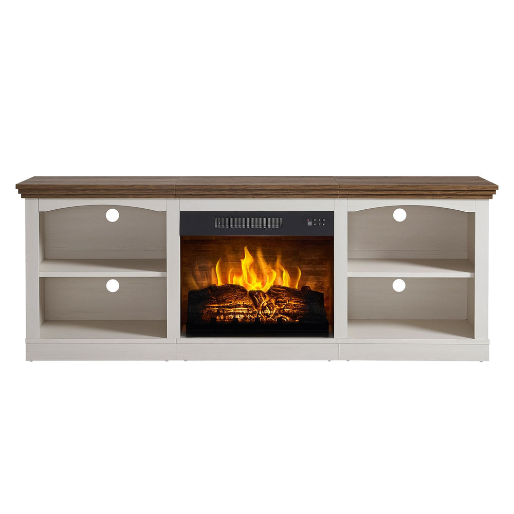 70" Fireplace TV Stand with Electric Fireplace