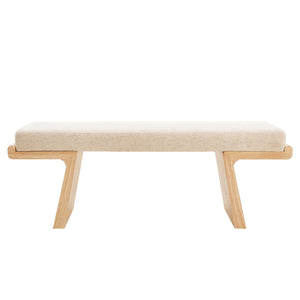 47.2" Upholstered Bedroom Bench with Wood Frame