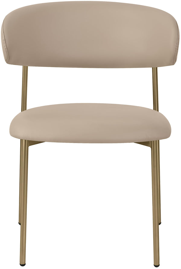 Vegan Leather Dining Chair Set of 2