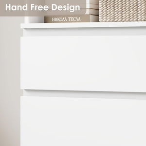 70" Tall Bookcase with 3 Drawers & 3-Tier Open Shelves