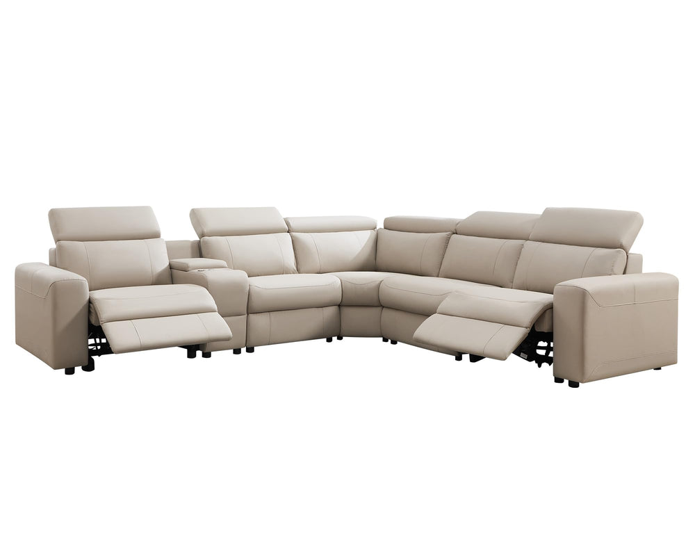Power Recliner Sectional Sofa with Storage & USB Port