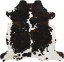 Tricolor Brazilian Cowhide Rug – XLarge Genuine Leather Area Rug